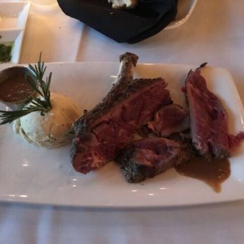 Genesis Steakhouse & Wine Bar - 42 Day Dry Aged Wagyu Ribeye  made perfectly Rare Plus - Steakhouses Near Me - Houston, Texas