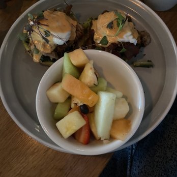 Whiskey Cake - Farmhouse benedict - New American Near Me - Irving, Texas Whiskey Cake - Farmhouse benedict - New American Near Me - Irving, Texas