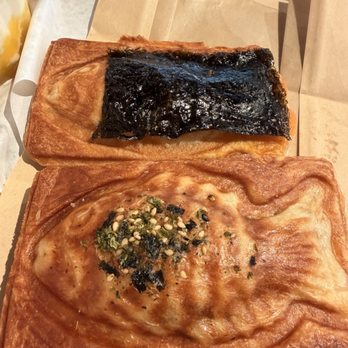Boba Bing - Top- Spam with spicy garlic crust Bottom- Kimchi Fried Rice - Bubble Tea Near Me - Honolulu, Hawaii Boba Bing - Top- Spam with spicy garlic crust Bottom- Kimchi Fried Rice - Bubble Tea Near Me - Honolulu, Hawaii