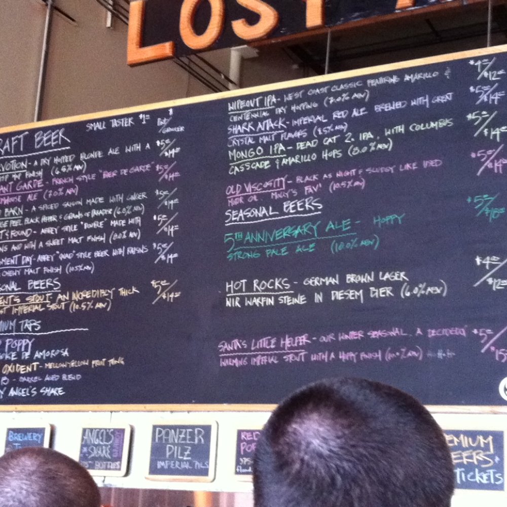 The Lost Abbey - Beer Board - Breweries Near Me - Vista, California The Lost Abbey - Beer Board - Breweries Near Me - Vista, California