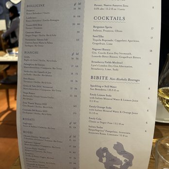 Eataly - Flatiron - Wine and cocktail menu - Italian Near Me - New York, New York Eataly - Flatiron - Wine and cocktail menu - Italian Near Me - New York, New York