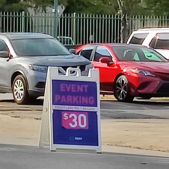 Daikin Park - Parking across the street is $30. The price is less when you park farther away - Stadiums & Arenas Near Me - Houston, Texas Daikin Park - Parking across the street is $30. The price is less when you park farther away - Stadiums & Arenas Near Me - Houston, Texas