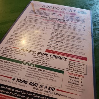 Rodeo Goat - Burgers Near Me - Dallas, Texas