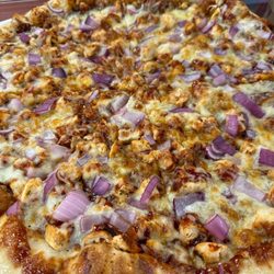 Joe's New York Pizza - BBQ chicken with onions