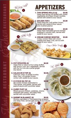 Menu photo 6 Thai Kitchen Idaho Falls, ID