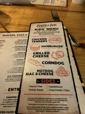 Menu photo 8 Smith & Son Corner Kitchen Gatlinburg, TN Menu photo 8 Smith & Son Corner Kitchen Gatlinburg, TN