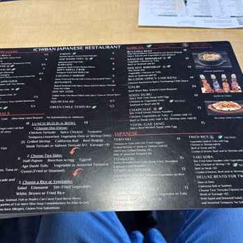 Ichiban Japanese Restaurant - Menu - Japanese Near Me - Albuquerque, New Mexico