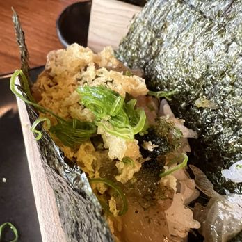MÄS - Trout hand roll - New American Near Me - Ashland, Oregon