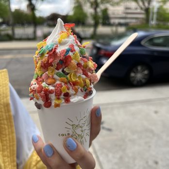 Cold Truth - small cup with sweet cream and fruity pebbles - Ice Cream & Frozen Yogurt Near Me - Detroit, Michigan Cold Truth - small cup with sweet cream and fruity pebbles - Ice Cream & Frozen Yogurt Near Me - Detroit, Michigan