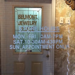 Belmont Jewelry Place - Their hours