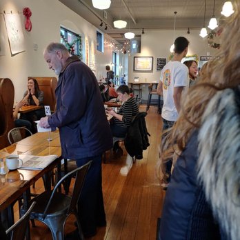 Brewhemia - Busy environment but great atmosphere! - Cafes Near Me - Cedar Rapids, Iowa