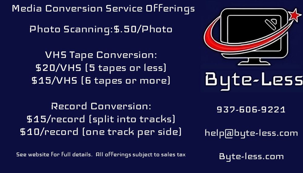 BYTE-LESS - Request a Quote - 1410 Broadway, Piqua, Ohio - Data ...