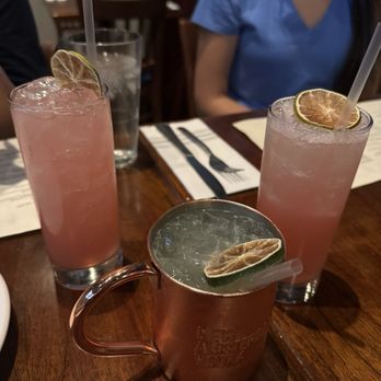 Firehouse No.1 Gastropub - Happy hour drinks! Cucumber mule and skinny beaches - American Near Me - San Jose, California