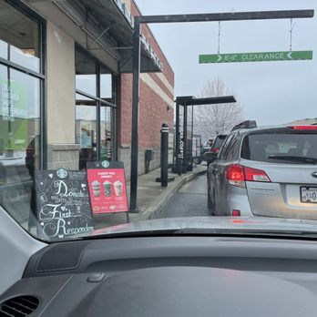 Starbucks - Is the dog ordering a vanilla latte or a pupaccino? - Coffee & Tea Near Me - Spokane, Washington