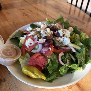 Gyros Express - Large Greek Salad - Mediterranean Near Me - Racine, Wisconsin Gyros Express - Large Greek Salad - Mediterranean Near Me - Racine, Wisconsin