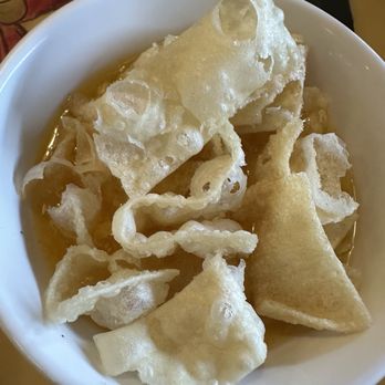 China Super Buffet - Egg drop soup with Crispy Wonton Strips - Chinese Near Me - La Mesa, California