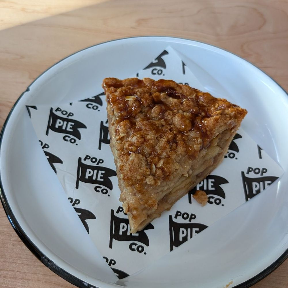 Pop Pie Co. - (D) Salted Caramel Apple Crumble - Slice - Desserts Near Me - San Diego, California Pop Pie Co. - (D) Salted Caramel Apple Crumble - Slice - Desserts Near Me - San Diego, California