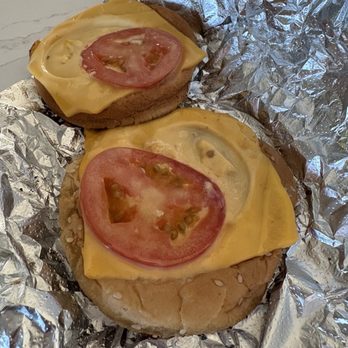 Five Guys - I'm not even sure how you can serve this and call it grilled cheese. I'm not sure if I want to laugh or get mad. - Burgers Near Me - Las Vegas, Nevada