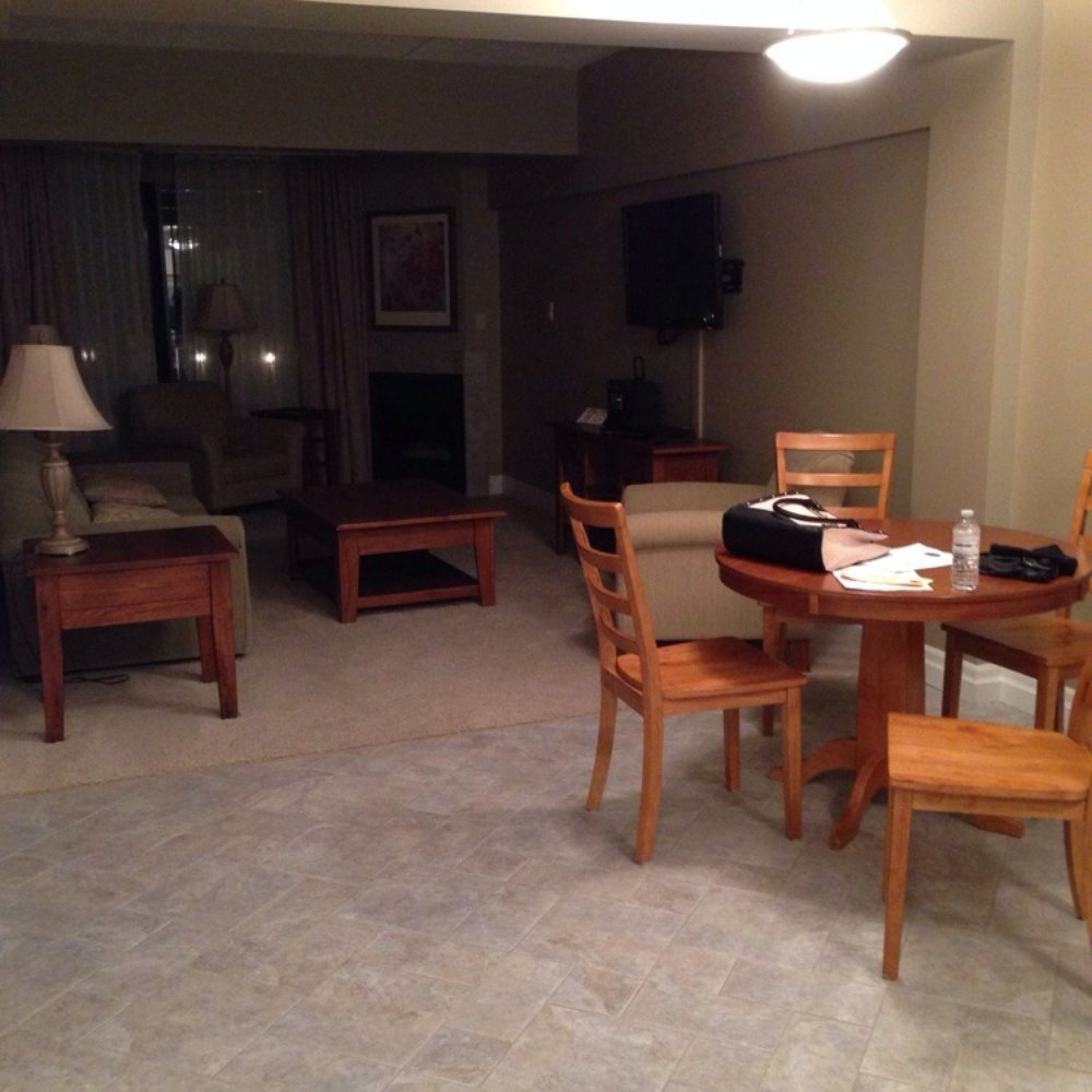 View of our dining room and living room View of our dining room and living room