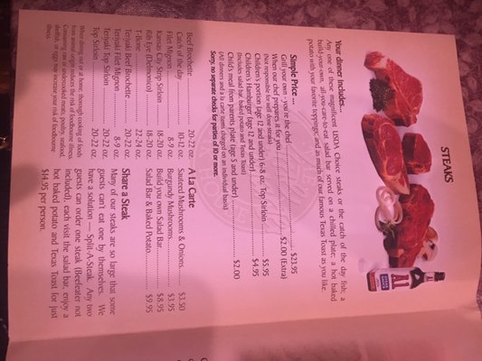 Menu photo 6 Prime Quarter Steak House Green Bay, WI Menu photo 6 Prime Quarter Steak House Green Bay, WI