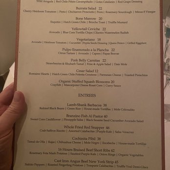 Zacatlán Restaurant - Dinner menu - Mexican Near Me - Santa Fe, New Mexico