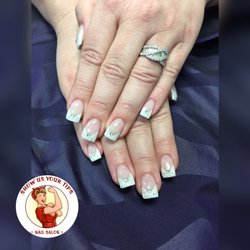 Show Us Your Tips - V-French with glitz and glam!