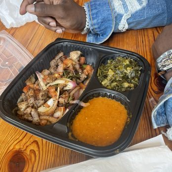 Optimist Hall - Enat Ethiopian- lamb Tibs - Food Court Near Me - Charlotte, North Carolina
