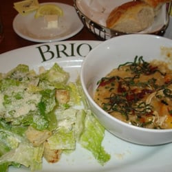 Brio Italian Grille - Roasted Chicken and Butternut Squash Risotto with a Caesar (Lunch Portion)