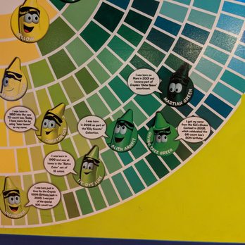 Crayola Experience - Alien armpit green! - Amusement Parks Near Me - Orlando, Florida