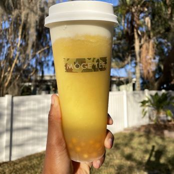 Moge Tee - Tampa - Mango Tea with boba - Coffee & Tea Near Me - Tampa, Florida Moge Tee - Tampa - Mango Tea with boba - Coffee & Tea Near Me - Tampa, Florida