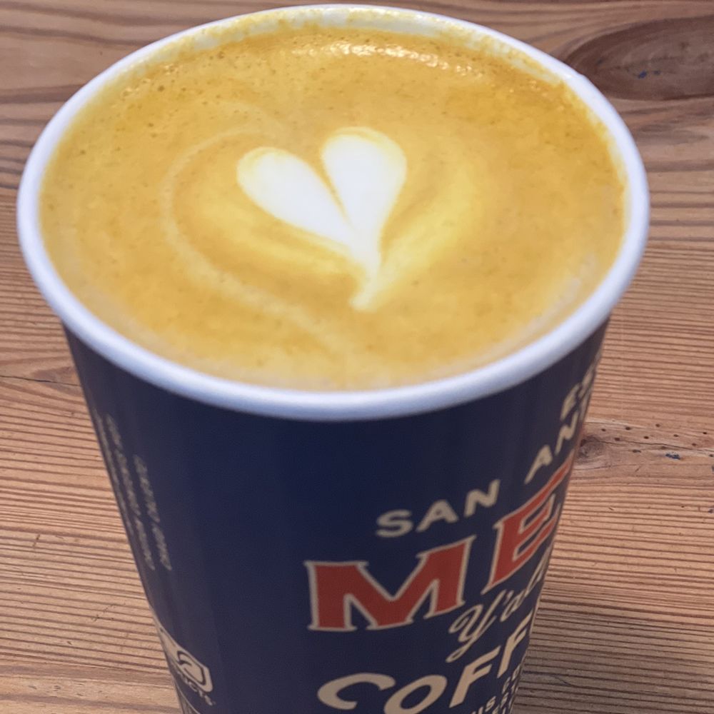 Golden milk latte Golden milk latte