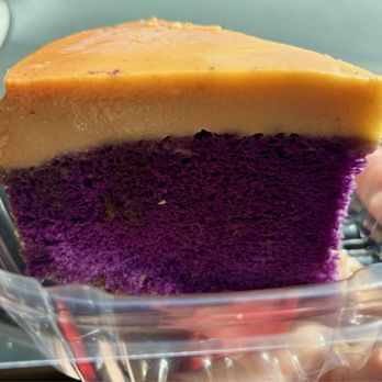 UBAE - Ube cake with Slice of Flanbae - Desserts Near Me - Honolulu, Hawaii UBAE - Ube cake with Slice of Flanbae - Desserts Near Me - Honolulu, Hawaii