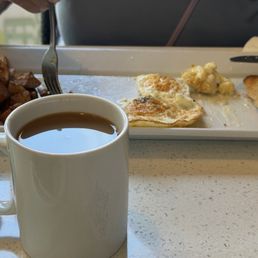 The American Breakfast with the best bacon I've had.