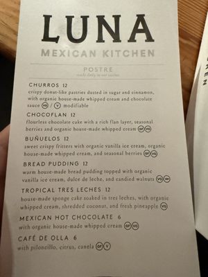 Menu photo 5 Luna Mexican Kitchen San Jose, CA Menu photo 5 Luna Mexican Kitchen San Jose, CA