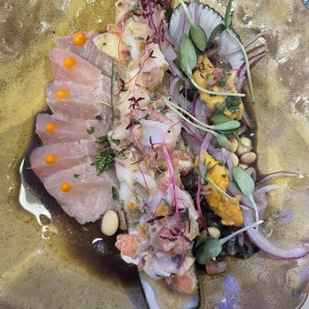 Andes Cafe - Sashimi, razor clams...Incredible flavors, presentation, and service! - Latin American Near Me - Houston, Texas