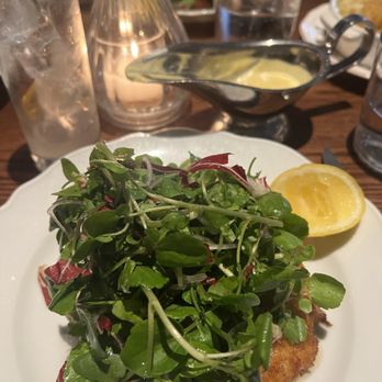 Little Sparrow - Chicken schnitzel - French Near Me - Atlanta, Georgia Little Sparrow - Chicken schnitzel - French Near Me - Atlanta, Georgia
