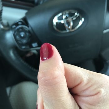Serenity Nails - Another smudge on my Nexgen that she did not fix. - Nail Salons Near Me - Tyler, Texas