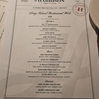 The Harrison - Restaurant week Feb 2026 - Bars Near Me - Floral Park, New York The Harrison - Restaurant week Feb 2026 - Bars Near Me - Floral Park, New York