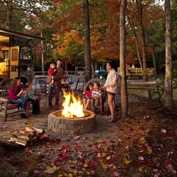 The Williamsburg Campground - You will love camping here! Enjoy campfires and S'mores at Williamsburg.
