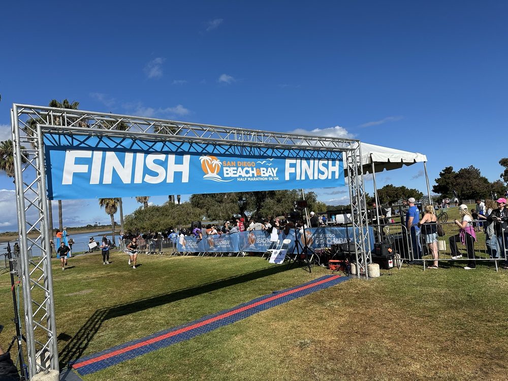 San Diego Beach & Bay Half Marathon Logo