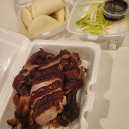 Roasted duck and bao