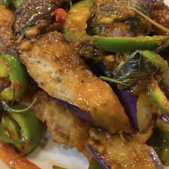 Secret Thai Restaurant - Fried Fish Eggplant Curry - Thai Near Me - Chalmette, Louisiana Secret Thai Restaurant - Fried Fish Eggplant Curry - Thai Near Me - Chalmette, Louisiana