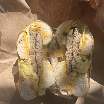 Beans & Bagels - Breakfast bagel. $10. - Coffee & Tea Near Me - Chicago, Illinois