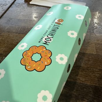 Mochinut - a box of donuts on a table - Desserts Near Me - Rockville, Maryland