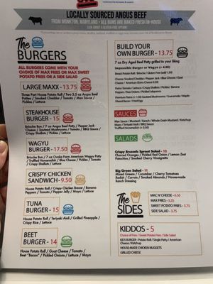 Menu photo 7 Maxwell's Burgers & Shakes Frederick, MD