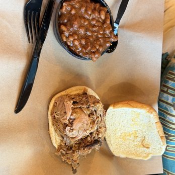 Mission BBQ - Pulled Pork Sandwich! Outstanding! - Barbeque Near Me - Tulsa, Oklahoma