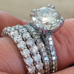 Jared - My 3.50 ct cntr stone fr Jared, pd over $40K for stone and setting, paired w/Costco diamonds (2 round matching bands $790 ea) Costco wins