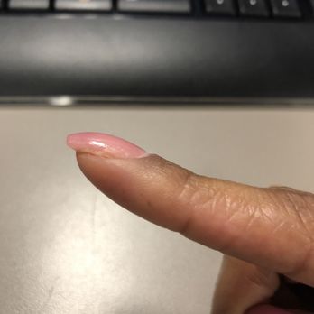 Big Apple Nail & Spa - Nail isn't fully polished on the sides. - Nail Salons Near Me - Woodstock, Georgia