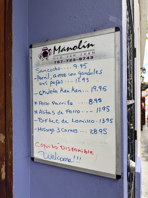 Café Manolín Old San Juan by null