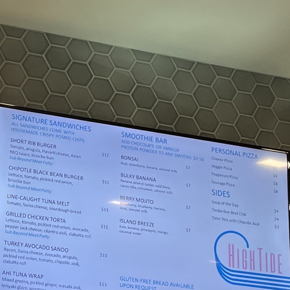 High Tide Cafe - Menu! - Cafes Near Me - San Diego, California High Tide Cafe - Menu! - Cafes Near Me - San Diego, California